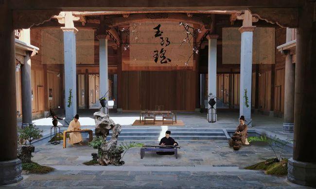 李玉刚景德镇雅集画面shou爆器动四方遇见景德浸没式戏剧雅集空间美学