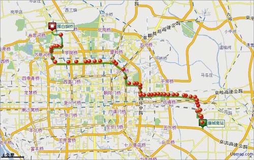 k901路空调公交线路图