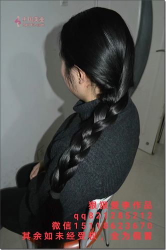 一刀剪去少妇乌黑发亮粗辫-狠狠爱李3135#_中国长发