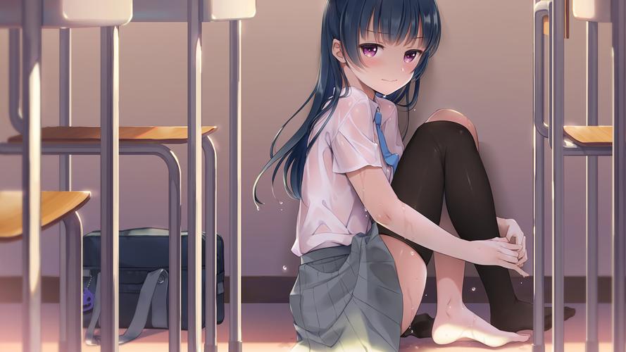 漂亮女孩精美动漫人物卡通二次元美女高清桌面壁纸