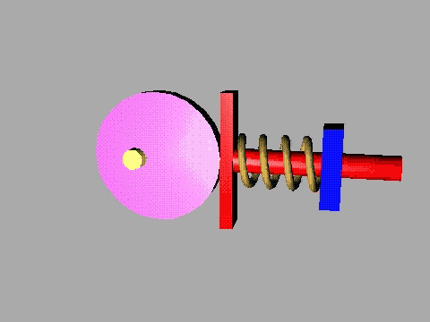把电机的转动转成直线往复运动的方式也很多,下图2个动态图就是2种