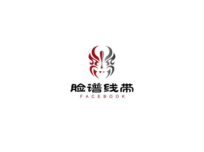 脸谱线带logo设计!-logo-猪八戒网