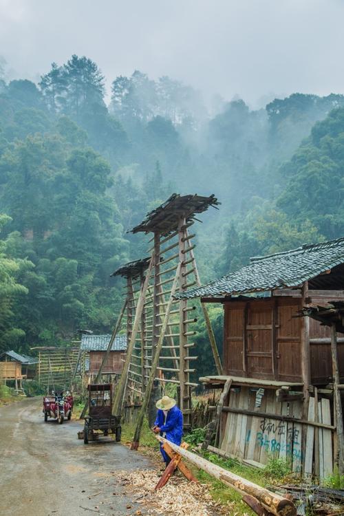 拍摄于黔东南苗族侗族自治州,从江占里侗寨,有那么一瞬间我觉得在
