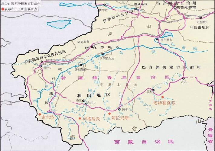 新疆和田玉与广义和田玉的产区在哪你造吗最详尽的图文为您揭秘