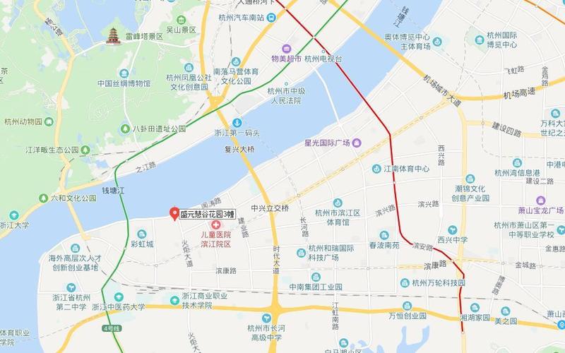 杭州滨江区丨一览江景把日子过成诗盛元慧谷花园3幢23535方跃层好房