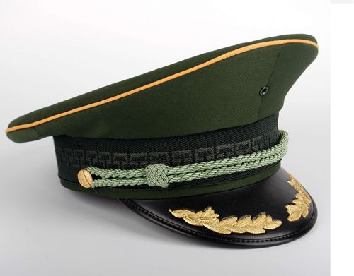 驮郎 配发武j大檐帽海陆空大檐帽男女士干部演出大盖帽海陆空卷檐帽