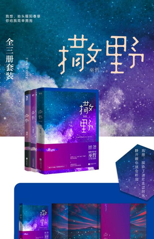 撒野小说123全套 解药实体书 巫哲正版飞机盒未删减版 耽美原耽言情高