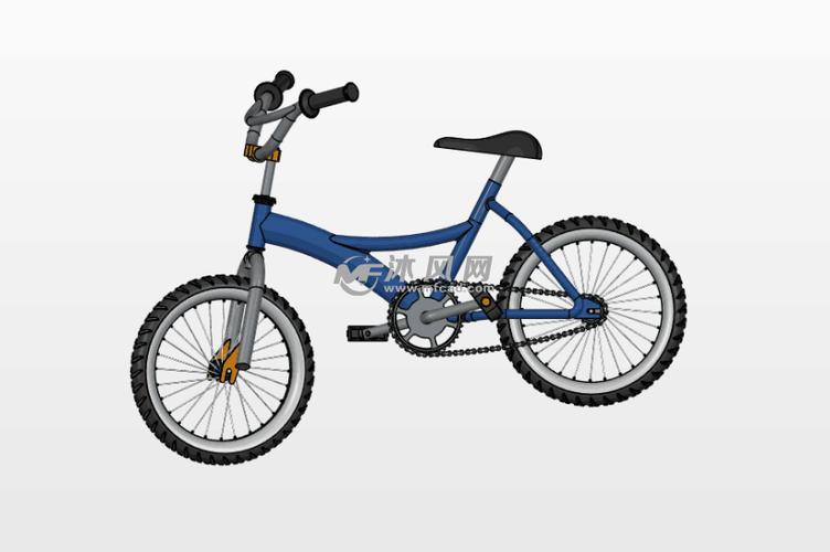 自行车正面展示