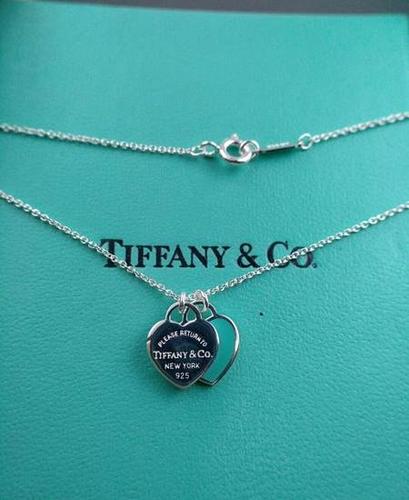 蒂凡尼 925银 桃心项链 全新