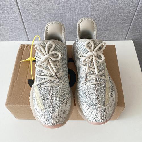 黑满天星椰子鞋正品官网350正版新灰橙yezi果冻春季透气老爹鞋女