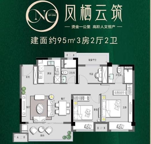 实探! 文化片区凤栖云筑约95㎡三房两卫样板间曝