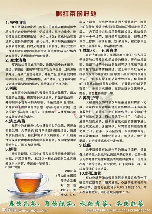红茶功效图片