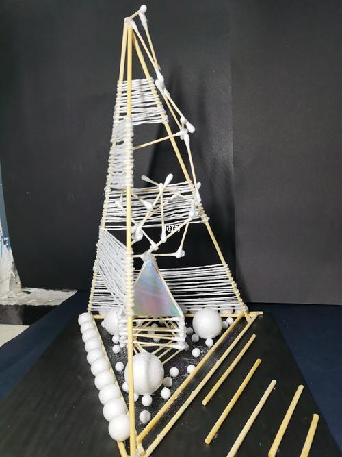 三维立体构成/结课作业_立体构成_三维立体构成_兴趣爱好_手工