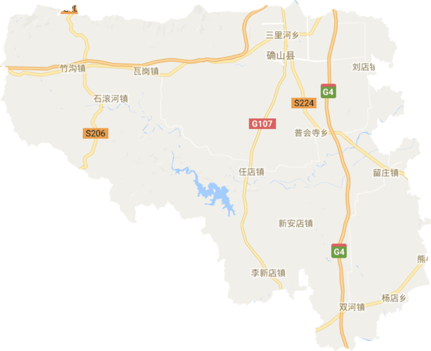 确山县电子地图