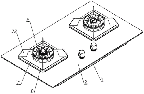 一种易清洗的灶具组件的制作方法