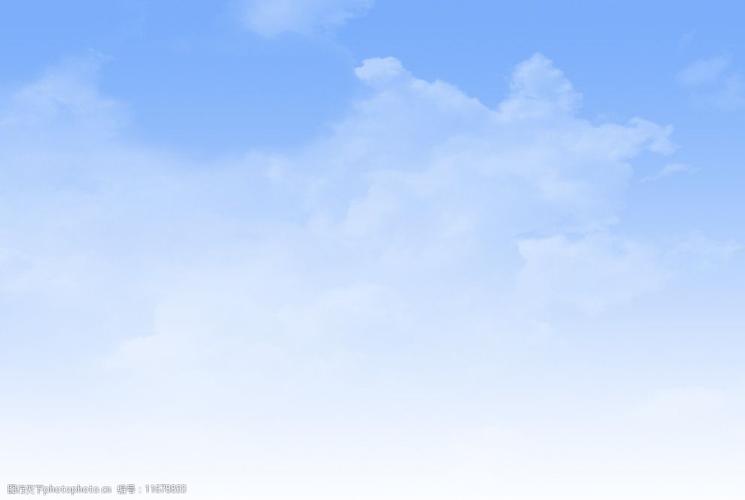 淡蓝色天空背景图片