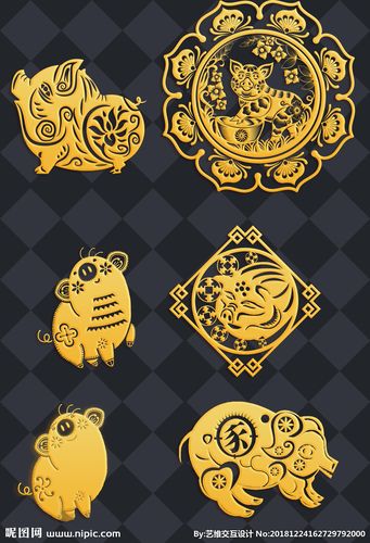 猪设计图__psd分层素材_psd分层素材_设计图库_昵图网nipic.com