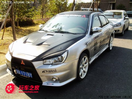 战神evo范儿 v3菱悦灯光,外观全面改装