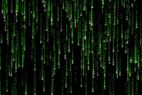 黑客帝国高科技信息技术矩阵背景图片素材