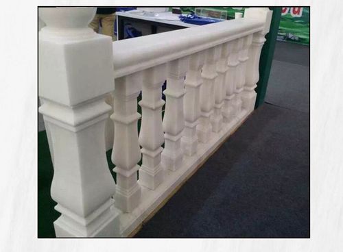 广西白大理石栏杆 高光异形花瓶柱阳台楼梯扶手石柱子