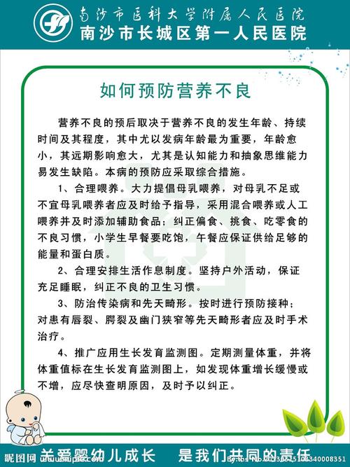 预防儿童营养不良图片
