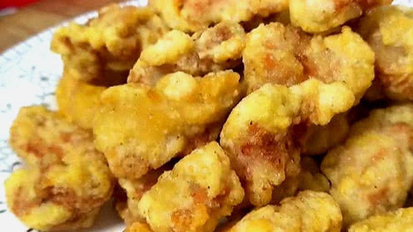 外酥里嫩的干炸肉段,轻松简单,好吃好做,特别解馋