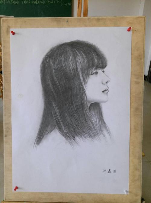 素描画的人物像 好看吗?