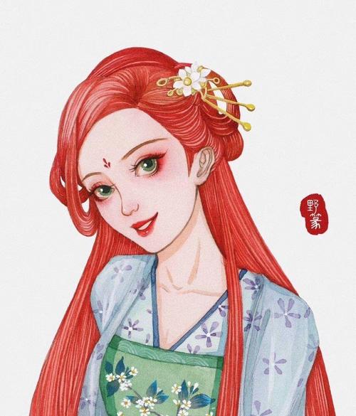 迪士尼公主_迪士尼怎么样_水彩画_插画_古风_古装_文化_绘画