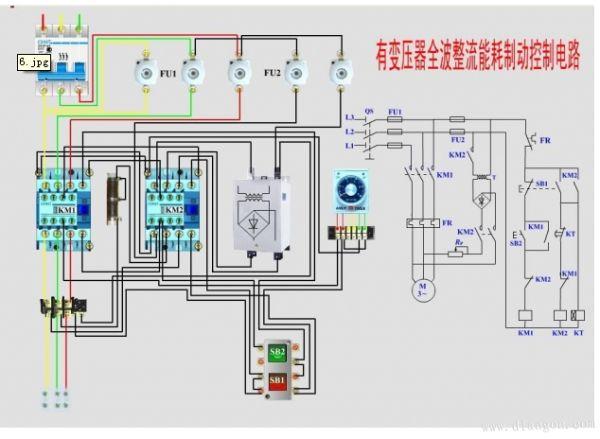 比较经典的电机控制接线图
