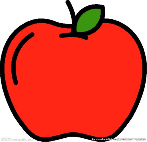 苹果卡通图片