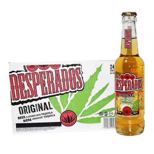 批发啤酒 荷兰进口啤酒亡命之徒龙舌兰混合风格啤酒330ml*24瓶装