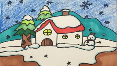 简笔画风景彩色