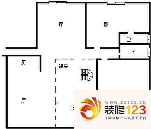 智苑滇池林泉 4室 户型图 .