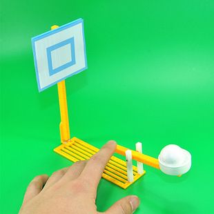 小雏菊diy自制投篮器厂家批发中小学科技小制作品益智幼儿园玩具