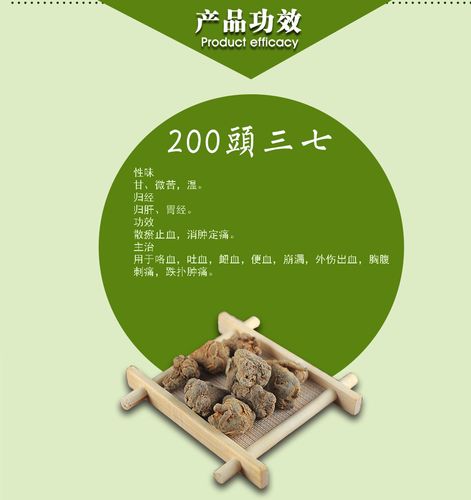 包邮特价 文山产地直销 水洗全干三七 优质水洗200头三七.