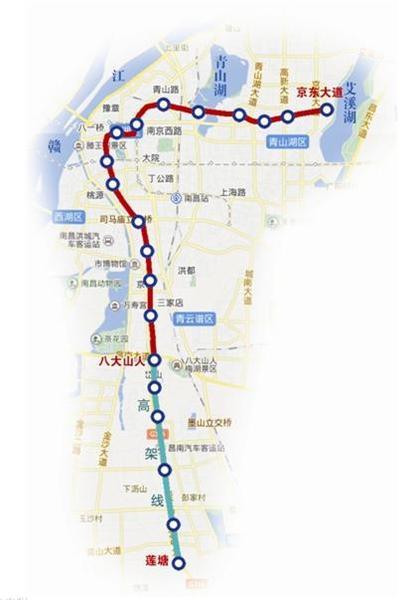南昌3号线年内开建,去这些地方玩更方便了