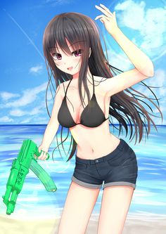 泳装妹子