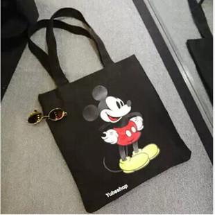 2014新款 mickey 迪士尼米奇帆布包韩版潮女士单肩包手提包女包包