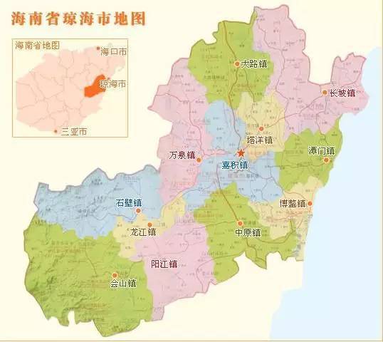 第一个 琼海市 琼海市是海南省县级市,位于海南省东部,总面积1710