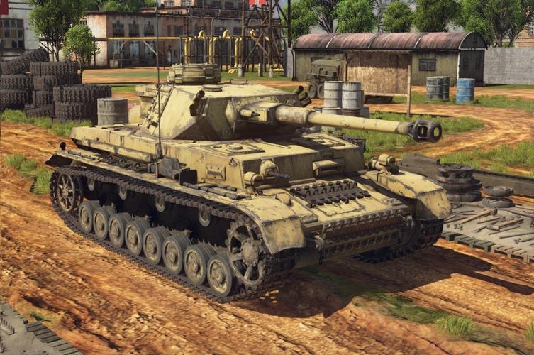 战争雷霆德系的中坚力量四号坦克f2h型