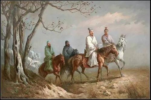 罕见的《三国演义》经典油画欣赏