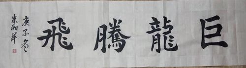 朱湘萍,楷书:巨龙腾飞