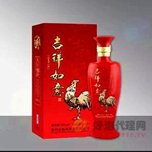 38度吉祥如意500mlx6-滕州市儒风酒业有限公司--中国好酒代理网【9918