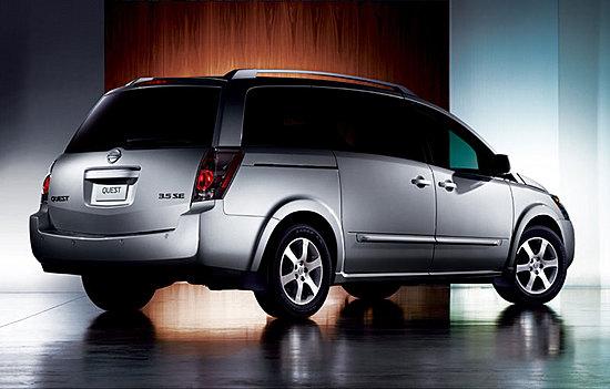 空间宽敞,配置豪华 quest(贵士)车身全长5185mm,全宽1972mm,高1873.