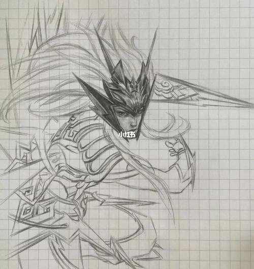 手绘 素描 马超_素描_手绘_王者荣耀怎么样_绘画_马超