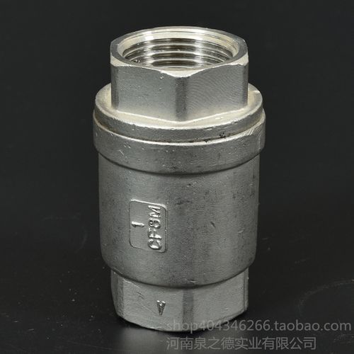 单向阀门 h12w 不锈钢立式止逆阀内螺纹升降式弹簧截止阀 304 301