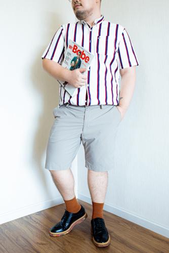 175cm/98kg男生夏天怎么穿?梨形身材拯救计划