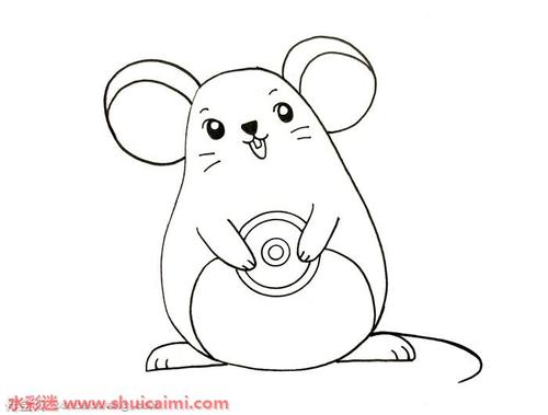 卡通老鼠怎么画卡通老鼠简笔画简单易画彩色