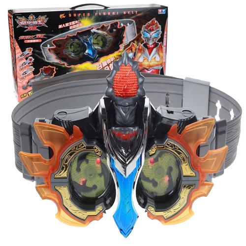 奥迪双钻铠甲勇士3拿瓦男孩玩具 超级焰之拿瓦召唤腰带钥匙套装