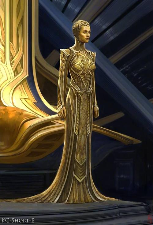 《#银河护卫队2#》阿耶莎概念图.